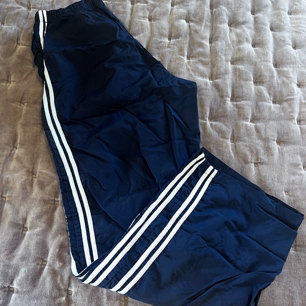 No Boundaries Blue Joggers with Sporty Stripes